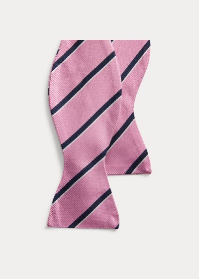 Men's Polo Ralph Lauren Striped Silk Bow Ties | 480651RQI